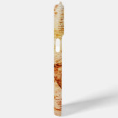 Herz und seine Blutgefäße Pergament Gem Monogramm Case-Mate iPhone Hülle (Rückseite / Rechts)