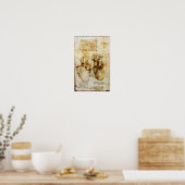 Herz und seine Blutgefäße Poster (Küche)