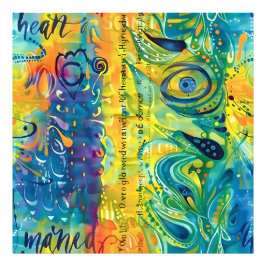 Herz und Soul: Abstrakt minimalistisch Fotodruck