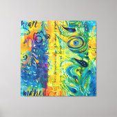 Herz und Soul: Abstrakt minimalistisch Leinwanddruck (Vorderseite)