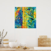 Herz und Soul: Abstrakt minimalistisch Poster (Küche)