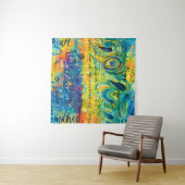 Herz und Soul: Abstrakt minimalistisch Wandteppich (Beispiel)