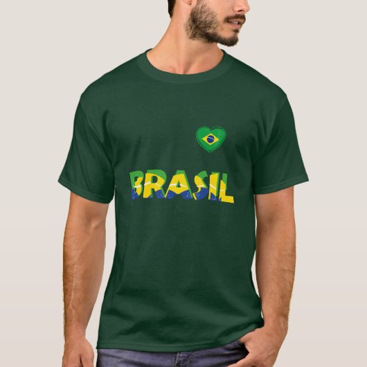 "Herz und Soul für Brasilien!" T-Shirt (Vorderseite)