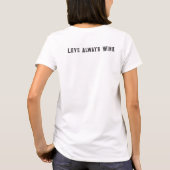 Herz und Soul: Liebe gewinnt immer Frauentricks T-Shirt (Rückseite)