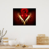 Herz und Soul Poster (Küche)