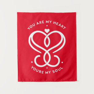 Herz und Soul Wandteppich