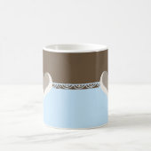 Herz- und Spitzen-Design Kaffeetasse (Mittel)