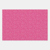 Herz und Sprinklen rosa lila Valentinin Geschenkpapier Set (Vorderseite 3)