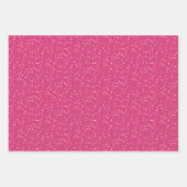 Herz und Sprinklen rosa lila Valentinin Geschenkpapier Set (Vorderseite 3)