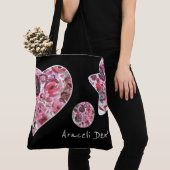 Herz-und Star-Multiprint-Tasche, groß Tasche (Von Nahem)