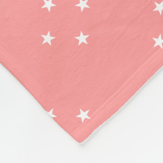 Herz und Sterne Fleecedecke (Ecke)