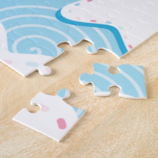 Herz und Sterne Puzzle (Seite)