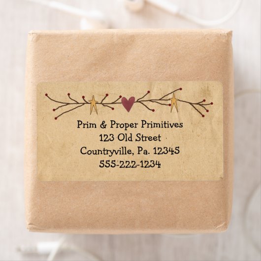 Herz-und Sterne-Unternehmen oder Produktkennzeichn (Insitu)