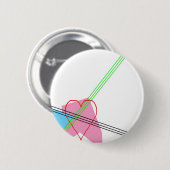 Herz und Streifen Button (Vorne & Hinten)