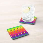 Herz und Streifen DRINK UNTERSETZER (Rechte Seite)
