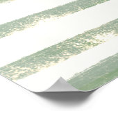 Herz und Streifen Poster (Ecke)