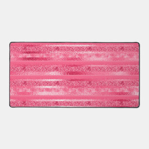 Herz und Streifen Schreibtischunterlage