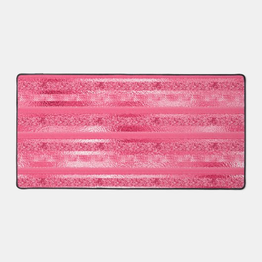 Herz und Streifen Schreibtischunterlage (Vorderseite)