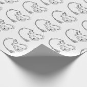 Herz- und Taste Geschenkpapier (Ecke)