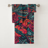 Herz und Vogel Badhandtuch Set (Insitu)