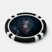 Herz und weibliche Kraft des Löwen Pokerchips (Einzeln)