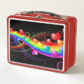 Herz und Wirbel Metall Lunch Box (Vorderseite)
