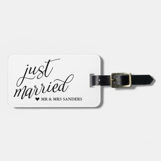 Herz und Wirbles Drehbuch Nur verheiratet Gepäckanhänger (Vorderseite horizontal)