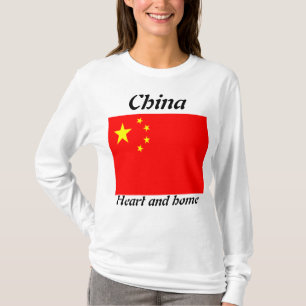 Herz und Zuhause China Frauen T - Shirt