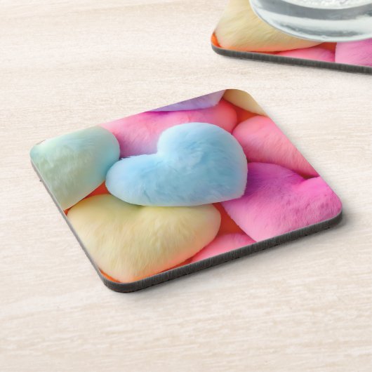 Herz-Untersetzer Getränkeuntersetzer (Linke Seite)