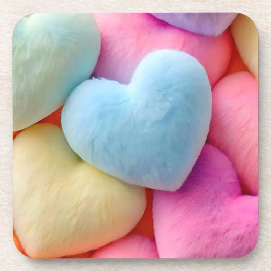 Herz-Untersetzer Getränkeuntersetzer (Vorderseite)