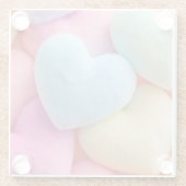 Herz-Untersetzer Glasuntersetzer (Rückseite)