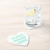 Herz-Untersetzer Untersetzer (Vor Ort)