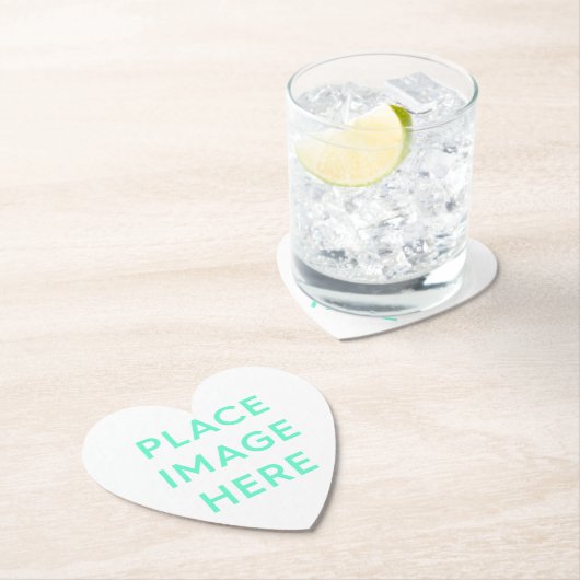 Herz-Untersetzer Untersetzer (Vor Ort)