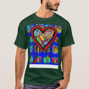 Herz Urban Graffiti Spray T-Shirt