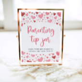 Herz Valentine Parentine Tipp Jar Ratgeber Signatu Poster