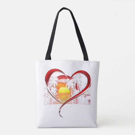 Herz Valentine Tasche (Rückseite)
