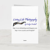 Herz-Valentinsgruß-Karte Feiertagskarte (Rückseite)