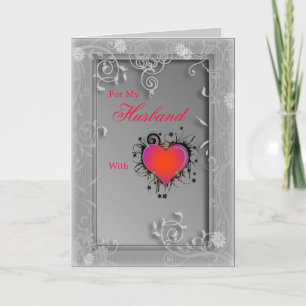 Herz-Valentinsgruß-Karte Feiertagskarte