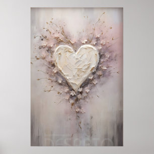 Herz Valentinstag Druck, Valentinstag Frühling Poster