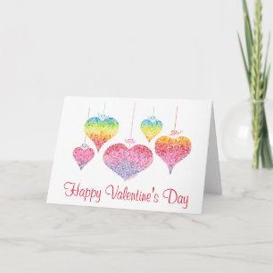 Herz Valentinstag-Karte Karte