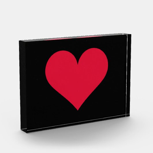 Herz Valentinstag Liebe Herz Fotoblock (Links)