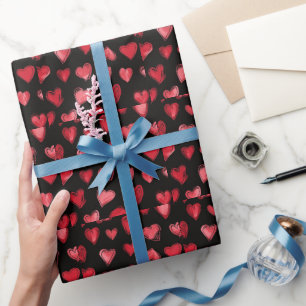 Herz Valentinstag Liebe Herz Geschenkpapier