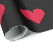 Herz Valentinstag Liebe Herz Geschenkpapier (Rolleneckpunkt)