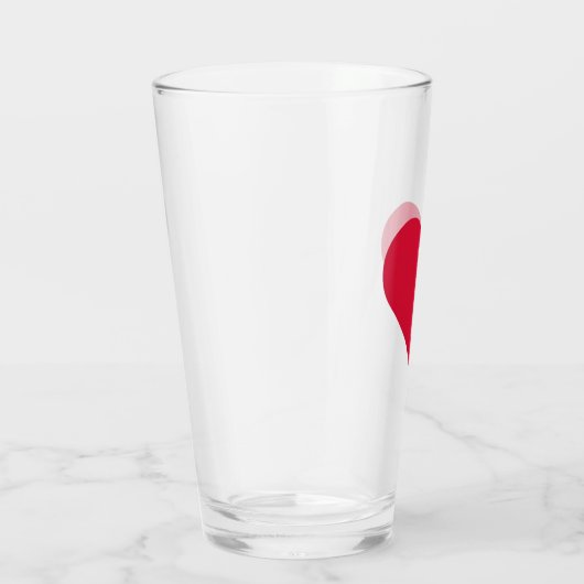 Herz Valentinstag Liebe Herz Glas (Rechts)