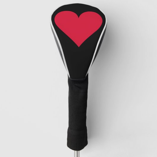 Herz Valentinstag Liebe Herz Golf Headcover (Vorderseite)