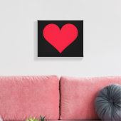 Herz Valentinstag Liebe Herz Leinwanddruck (Insitu (Wohnzimmer))