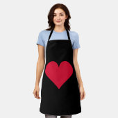Herz Valentinstag Liebe Herz Schürze (Getragen)