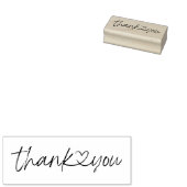 Herz verbunden Skript Vielen Dank Gummistempel (Stempel)