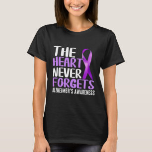 Herz vergisst nie Alzheimerheimer's Bewusstsein T-Shirt