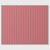 Herz-Verpackungspapier Geschenkpapier (Flach)